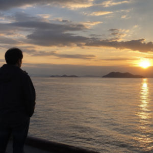 Hinomoto Akira, author of Beyond The Water